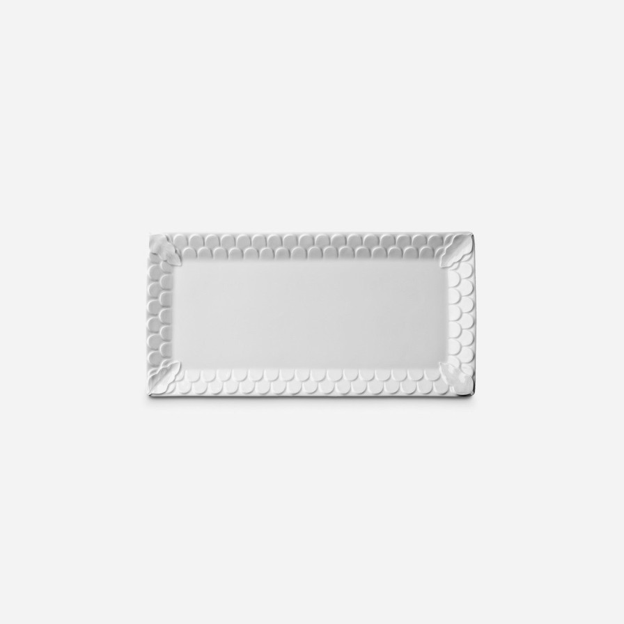 Dining L'Objet | Aegean White Rectangular Platter