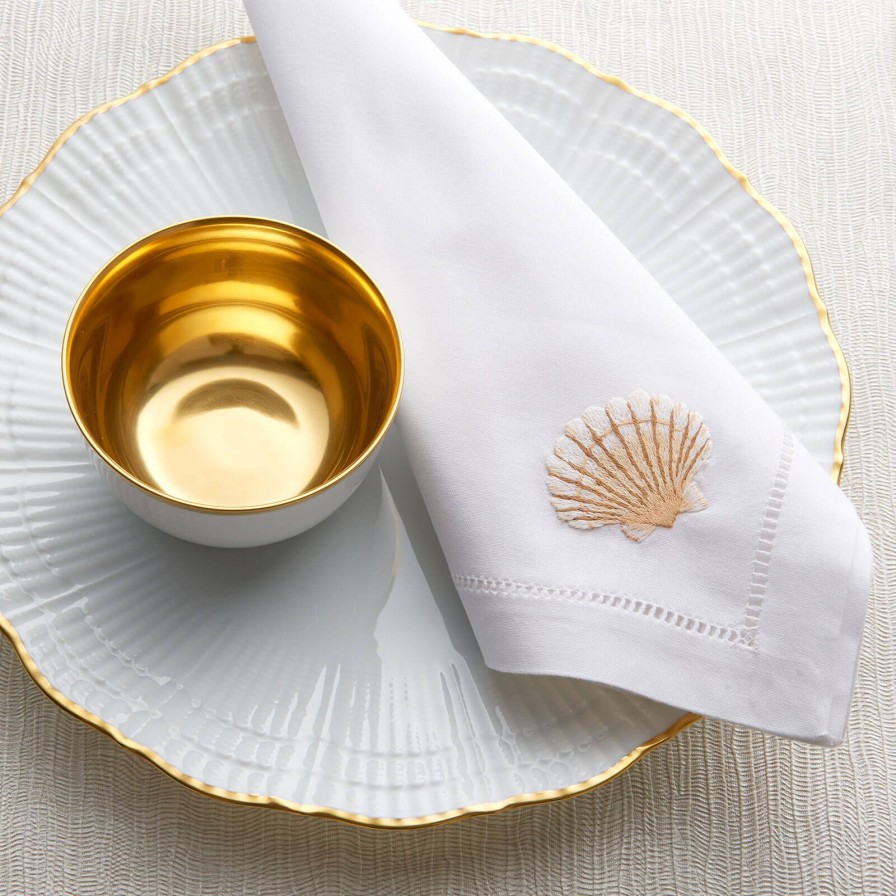 Dining Sibona | Scallop Shell Dinner Napkin