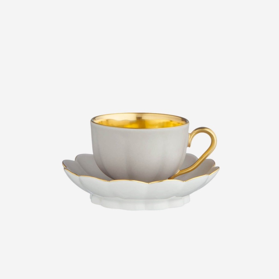 Dining Augarten Wien 1718 | Melon Espresso Cup & Saucer Matt Grey