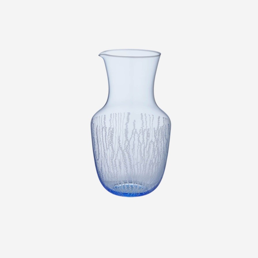 Glassware & Barware Lobmeyr | Moire Carafe Blue