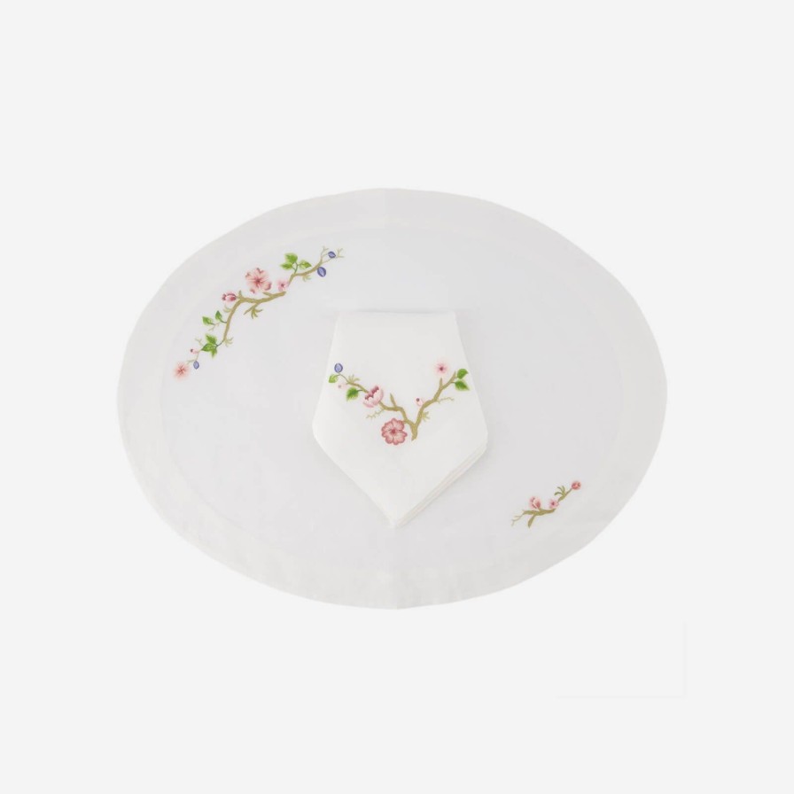 The Tabletop Edit Atelier Bonadea | Rose Trellis Dinner Napkin