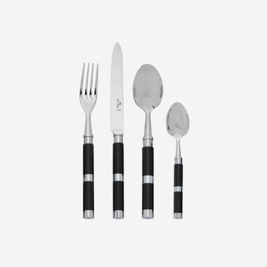 Dining Alain Saint-Joanis | Carla Ebony 4-Piece Cutlery Set