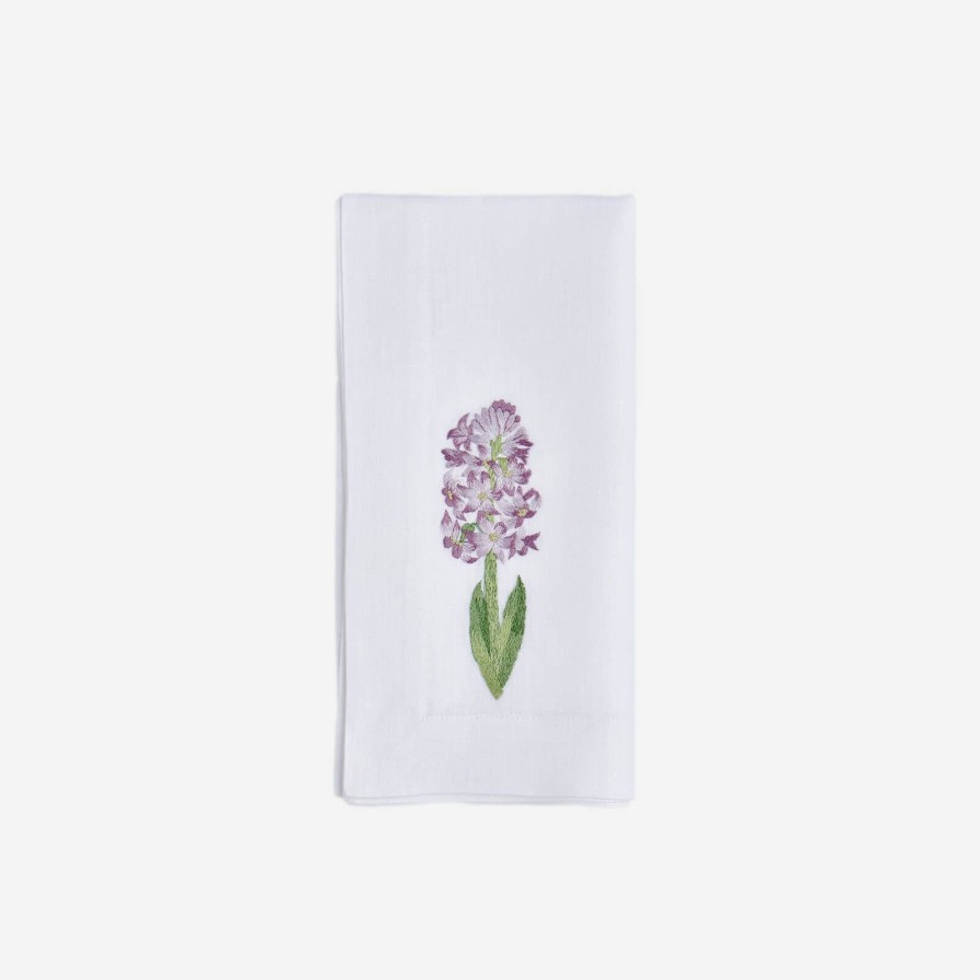 The Tabletop Edit Atelier Bonadea | Spring Flower Embroidered Dinner Napkin-Set Of 4