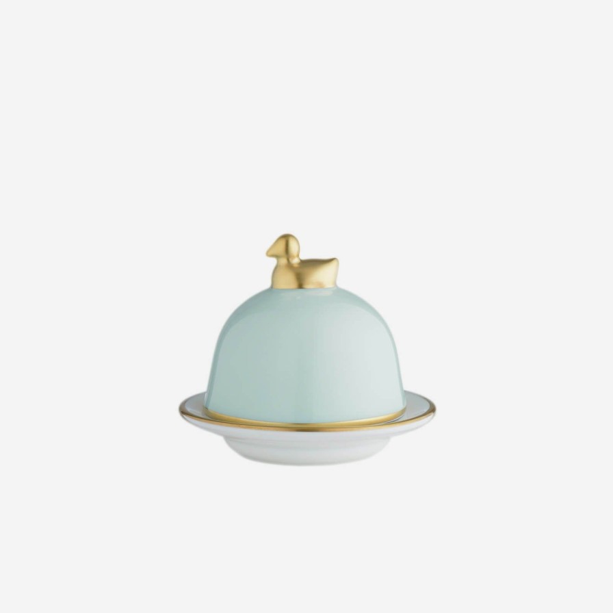 Dining Legle | Sous Le Soleil Celadon Butter Dish