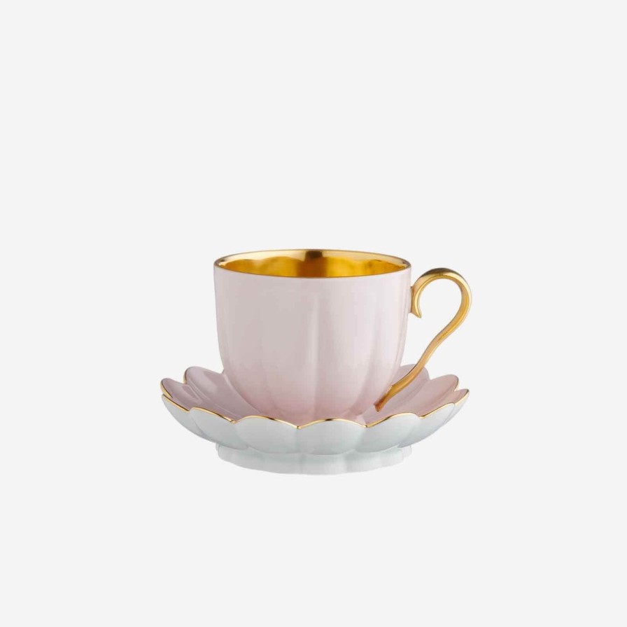 Dining Augarten Wien 1718 | Melon Teacup & Saucer Pink