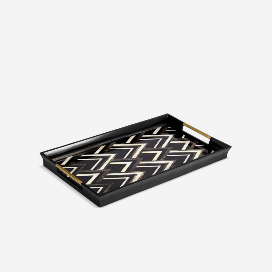 Home Accessories L'Objet | Deco Noir Large Rectangular Tray