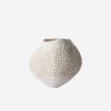 Dining Fos Ceramiche | Porifera White And Gold Vase