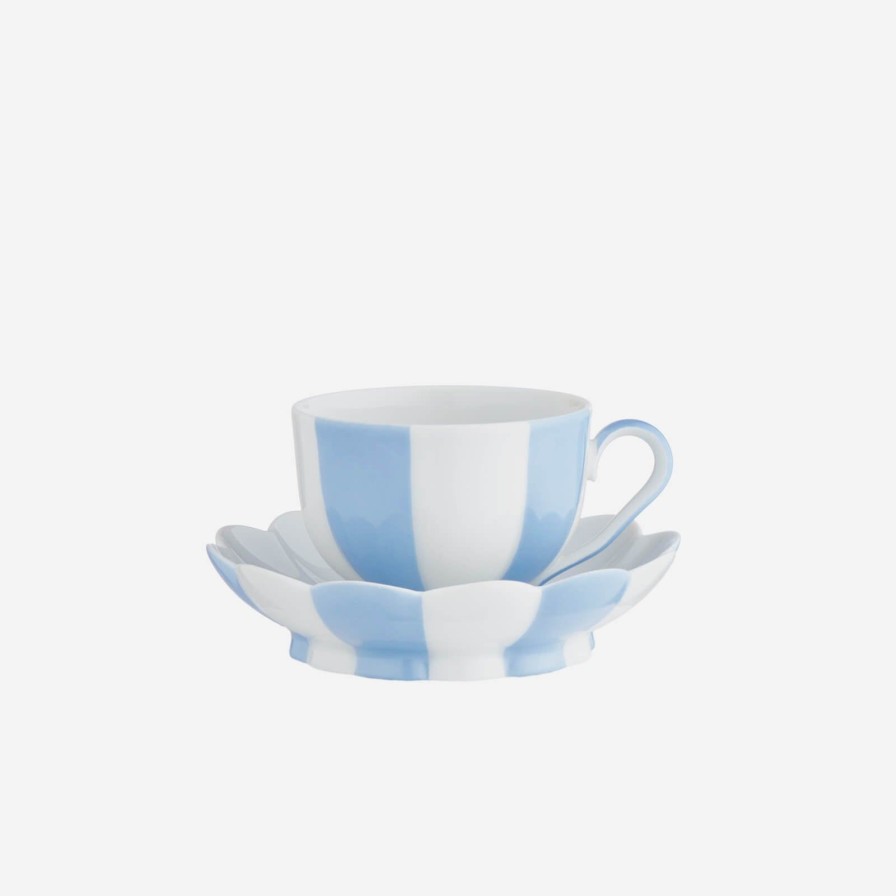 Dining Augarten Wien 1718 | Melon Mocha Cup & Saucer Light Blue