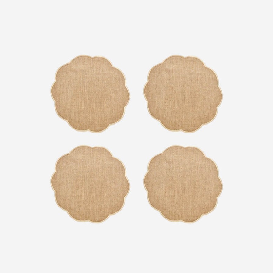 Dining Bonadea | Scallop Coaster Sand-Set Of 4