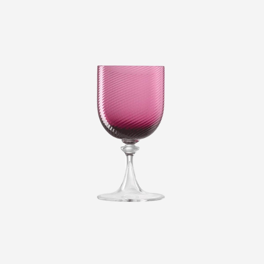 Glassware & Barware Nason Moretti | Torse Red Wine Glass Ruby Red