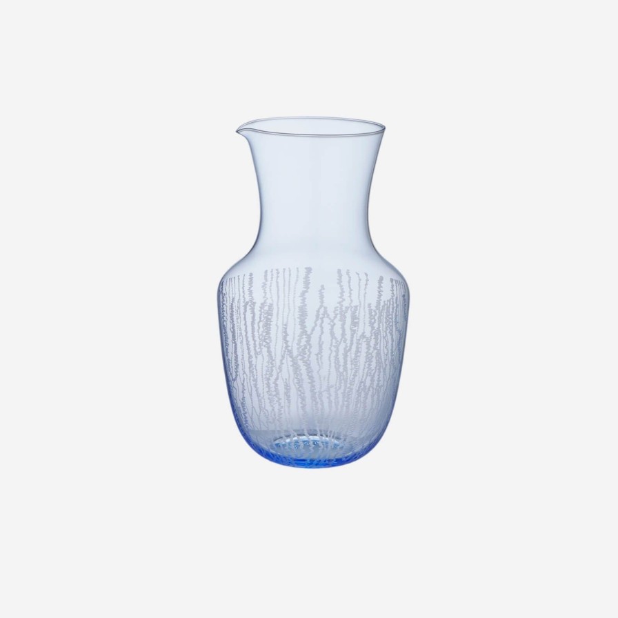 Glassware & Barware Lobmeyr | Moire Carafe Blue