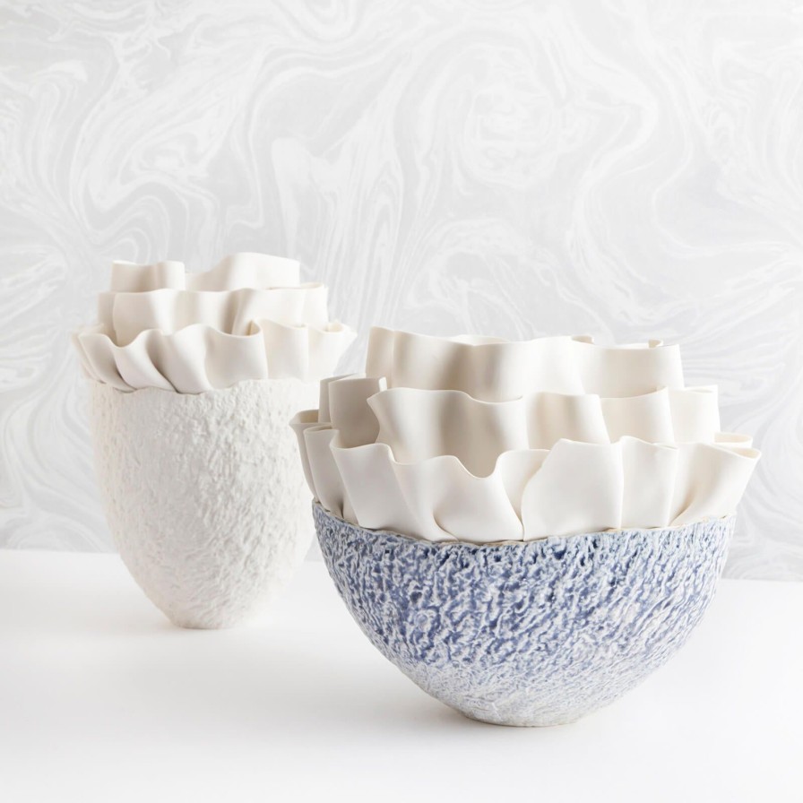 Home Accessories Fos Ceramiche | Anthozoa Blue Centerpiece