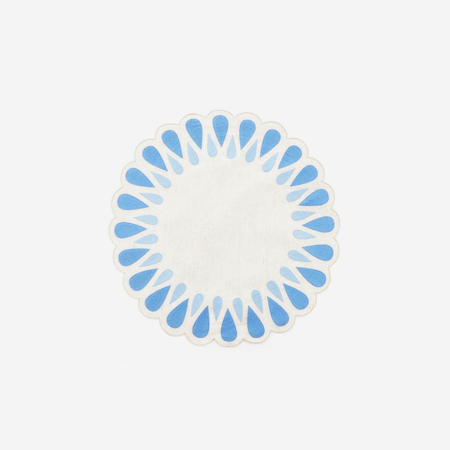 Dining Los Encajeros | Blue Drops Placemat-Set Of 4