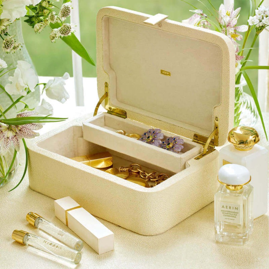 Home Accessories Aerin | Abella Shagreen Jewellery Box-Small