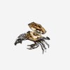 Dining Jarosinski & Vaugoin | Silver And Gold Vermeil Crab Salt Cellar With Spoon