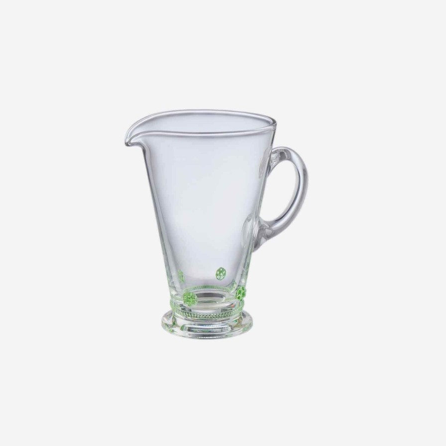 Glassware & Barware Theresienthal | Light Green Rosettes Pitcher