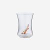 Dining Lobmeyr | Hand-Painted Butterfly Tall Concave Tumbler-1 Butterfly