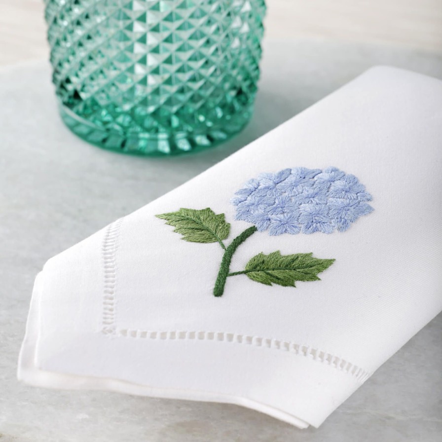 Dining Sibona | Blue Hydrangea Dinner Napkin