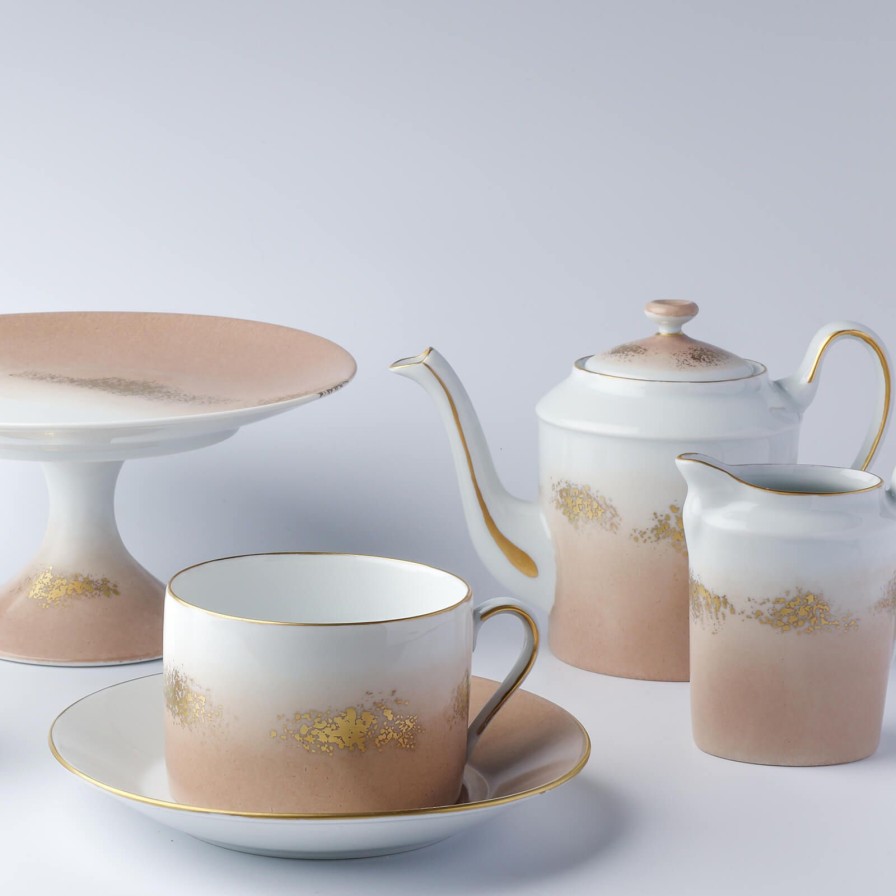 Dining Marie Daâge | Horizon Teacup & Saucer Blush