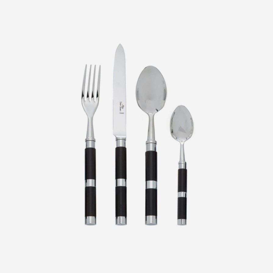 Dining Alain Saint-Joanis | Carla Ebony 4-Piece Cutlery Set