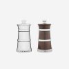 The Tabletop Edit Bonadea | Rosewood And Silver Salt & Pepper Grinder Set