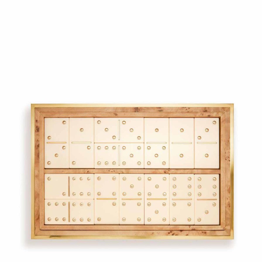 Home Accessories Aerin | Shagreen Domino Set Cream