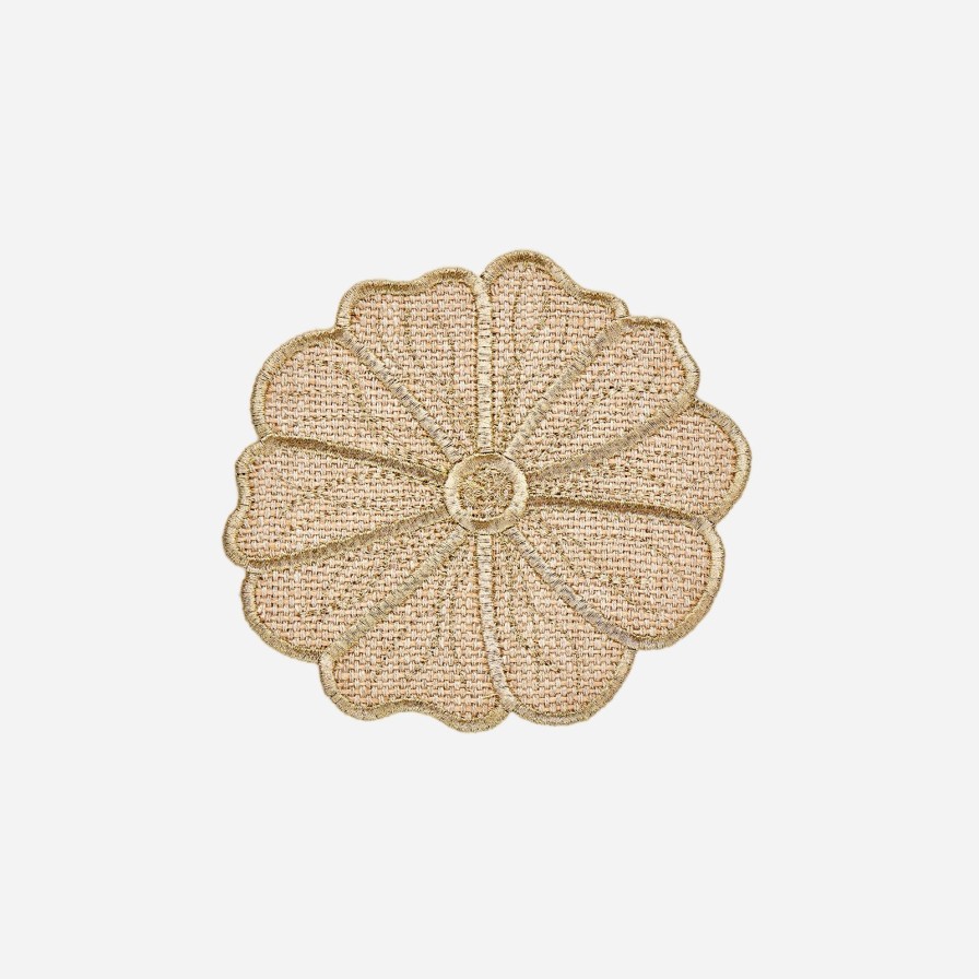 Glassware & Barware Bonadea | Anemone Coaster Sand-Set Of 4