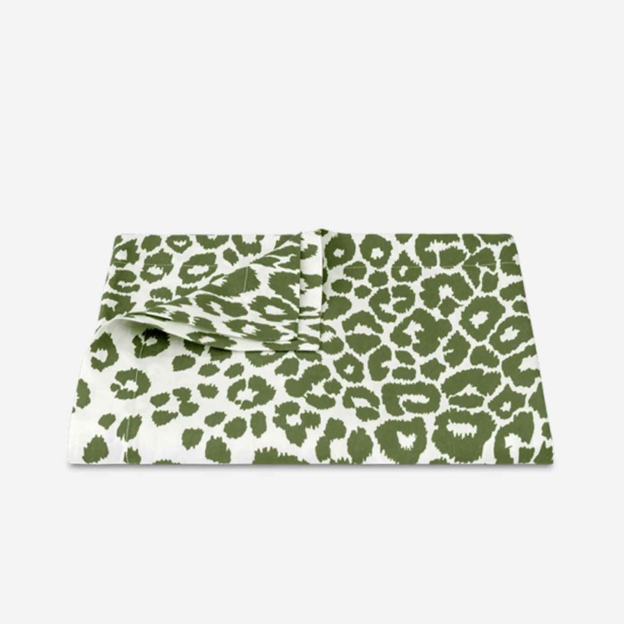 Dining Schumacher | Iconic Leopard Tablecloth Green