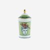 Dining Ginori 1735 | Viaggio Di Nettuno Canister Moss Green