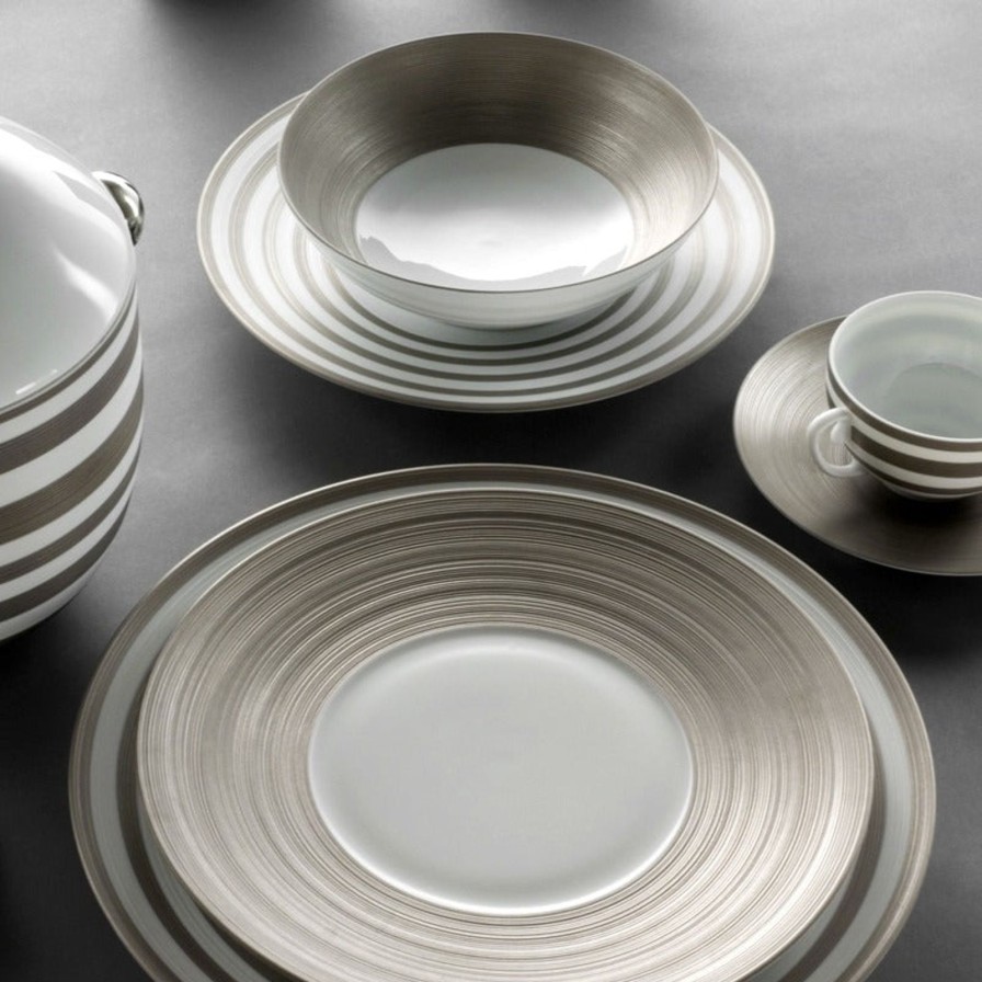 Dining J.L Coquet | Hemisphere Platinum Charger Plate