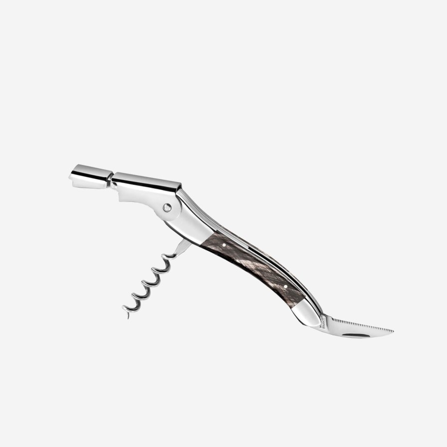 Dining Laguiole Wine | Laguiole Sommelier Corkscrew Grey Horn