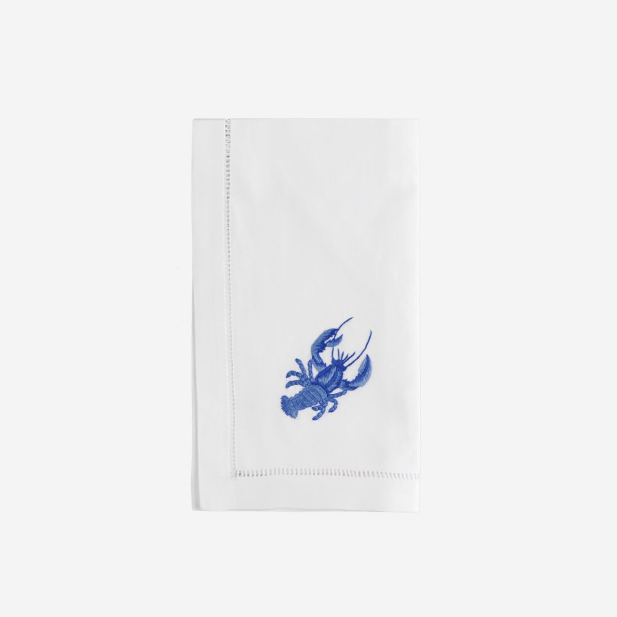 Dining Sibona | Blue Lobster Dinner Napkin