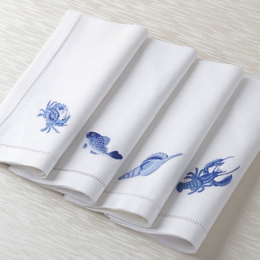 Dining Sibona | Blue Lobster Dinner Napkin