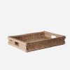 Dining Bonadea | Handwoven Rectangular Tray Flax