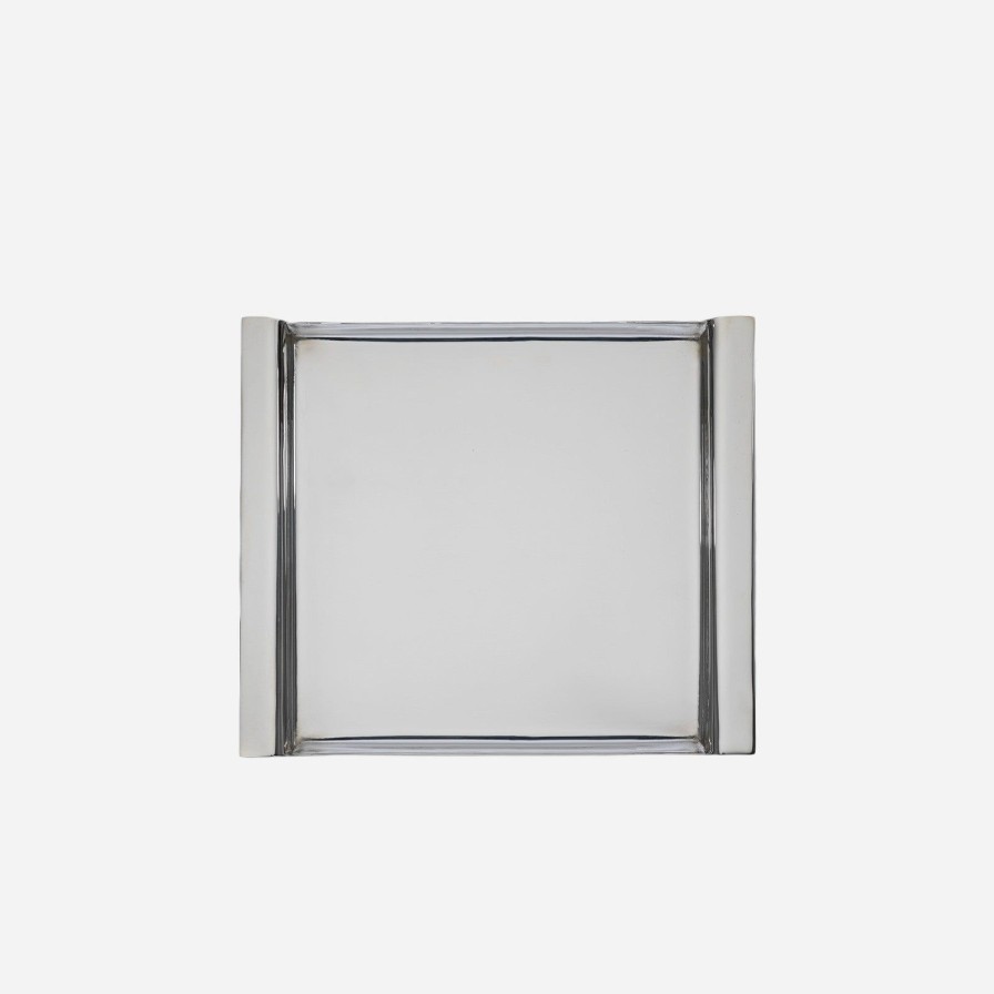 Home Accessories Egizia | Tratto Silver Plated Tray