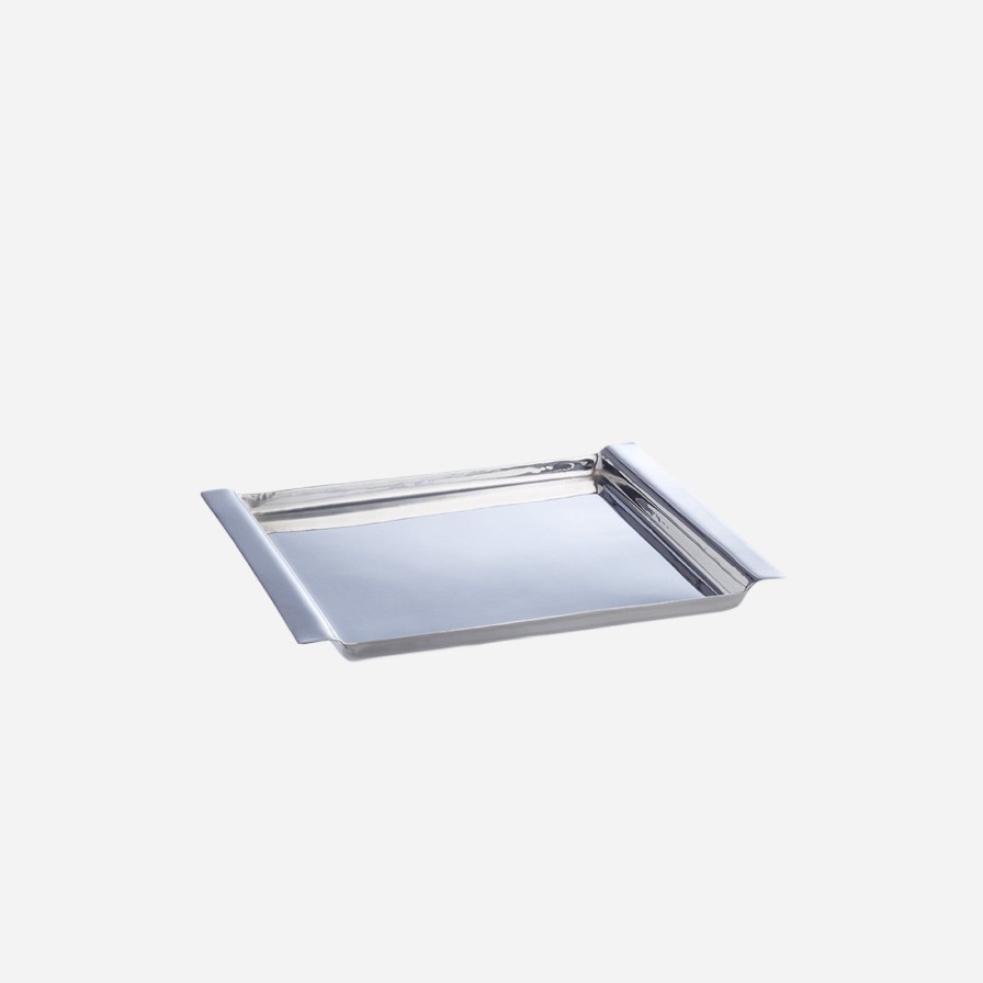 Home Accessories Egizia | Tratto Silver Plated Tray