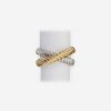 Dining L'Objet | Deco Twist Plated Napkin Ring-Set Of 4