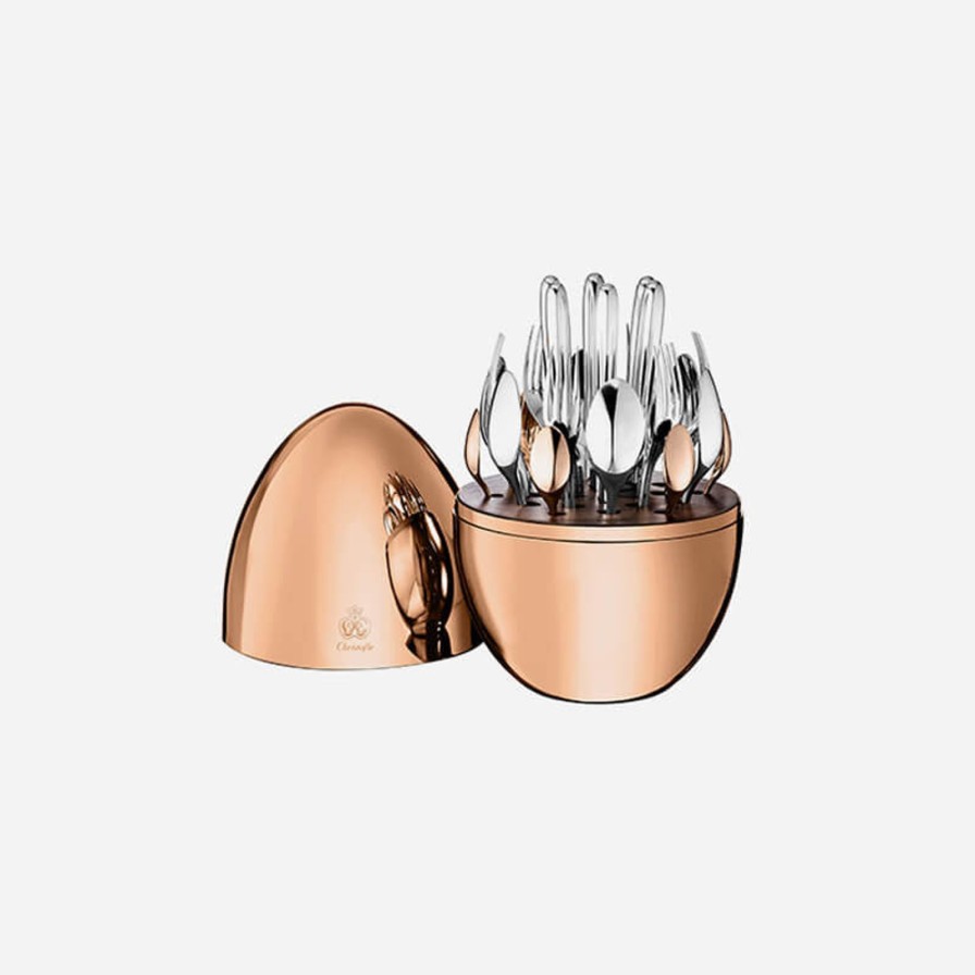 Dining Christofle | Mood 24-Piece Rose Gold Cutlery Set