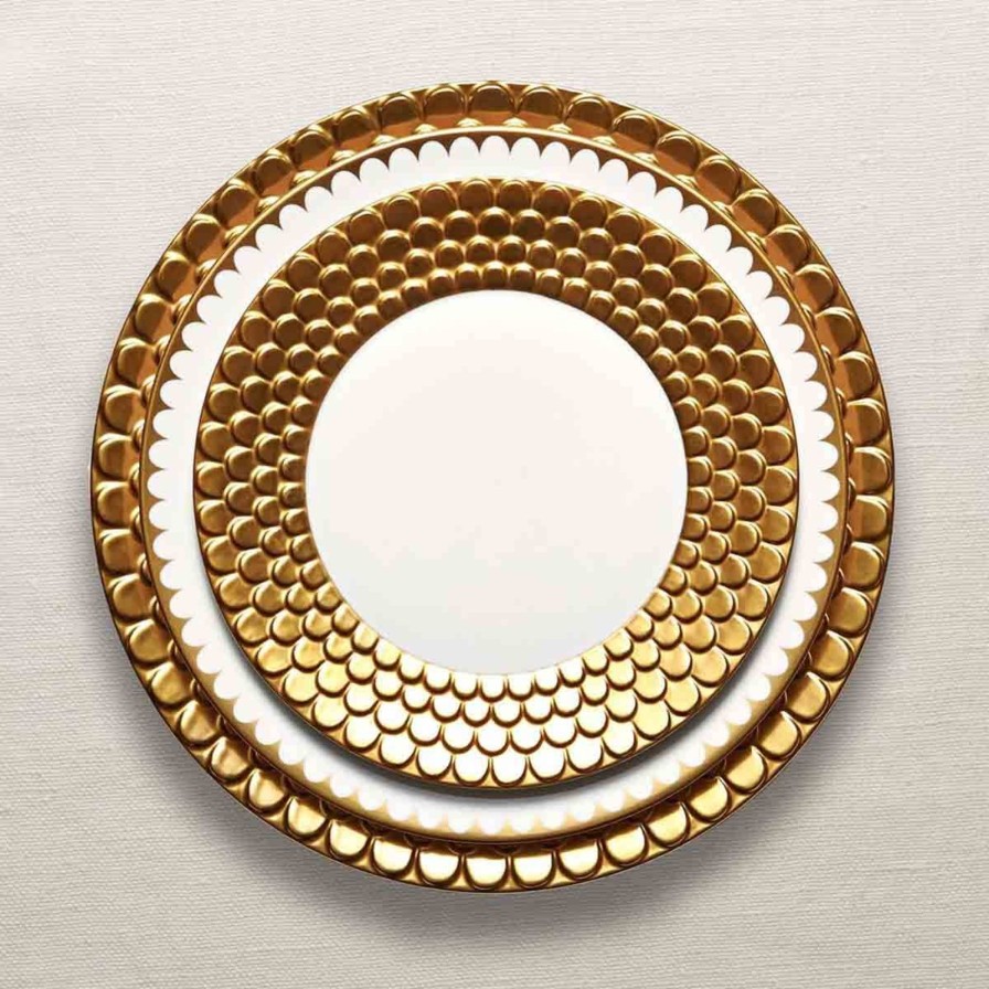 Dining L'Objet | Aegean Gold Dessert Plate