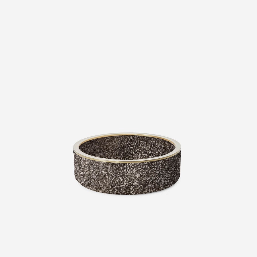 Dining Aerin | Shagreen Bottle Coaster-Chocolate