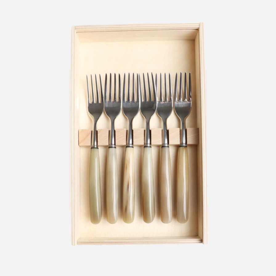 Dining Bonadea | Ox Horn Table Forks-Set Of 6