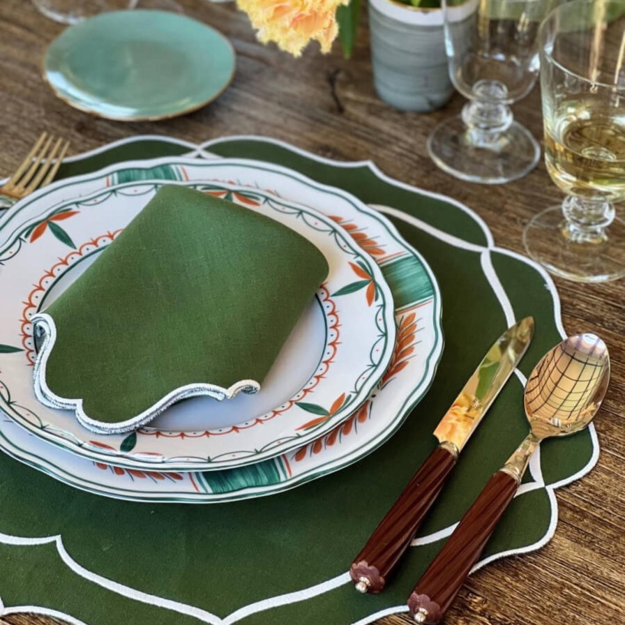 Dining Los Encajeros | Alhambra Placemat Green-Set Of 4