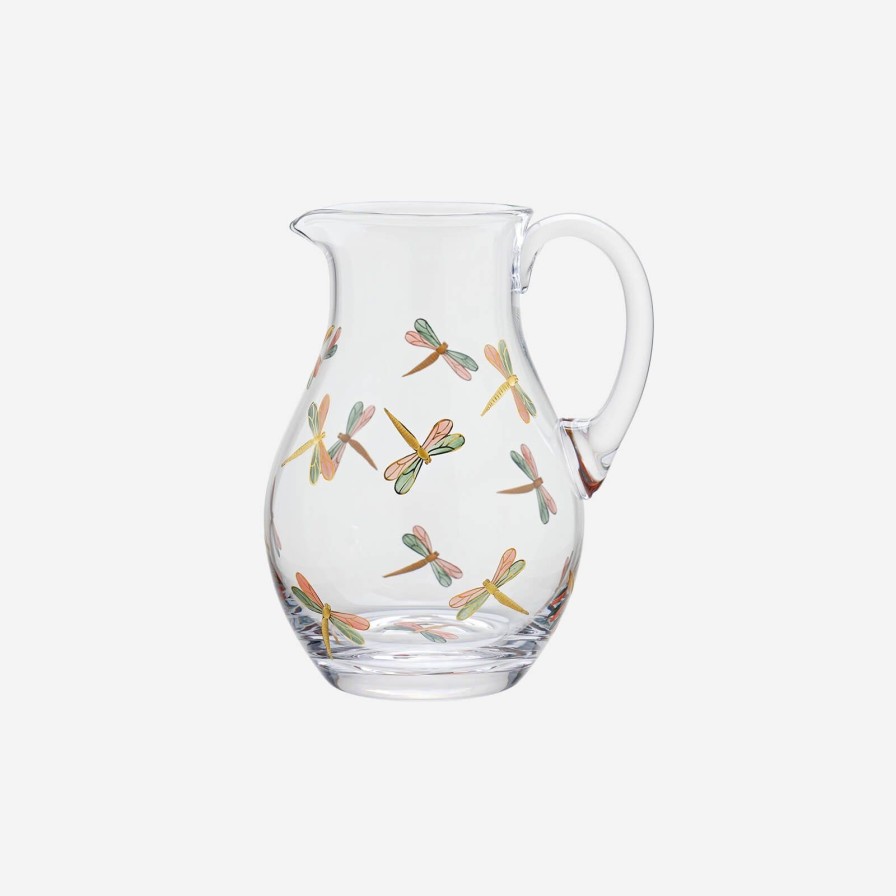 Glassware & Barware Artel | Dragonfly Painted Pitcher