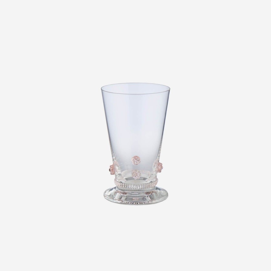 Glassware & Barware Theresienthal | Soft Pink Rosettes High Tumbler