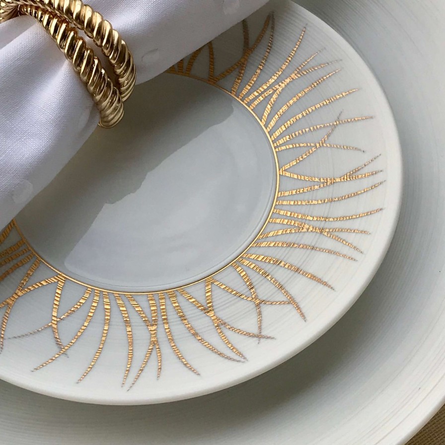 Dining J.L Coquet | Toundra Gold Dessert Plate