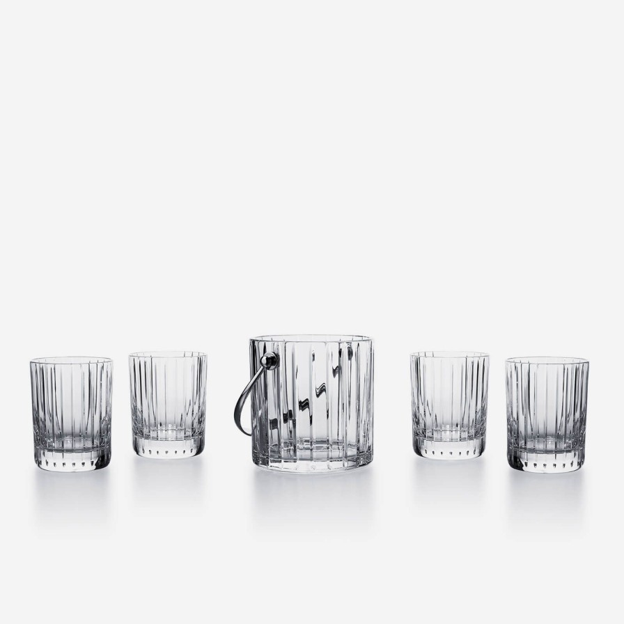 Glassware & Barware Baccarat | Harmonie On The Rocks-4 Tumblers & Ice Bucket Set