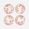 Dining Laboratorio Paravicini | Rocaille Red Dinner Plates-Set Of 4