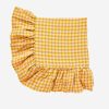 Dining Projektityyny | Wes Gingham Frill Tablecloth Mustard