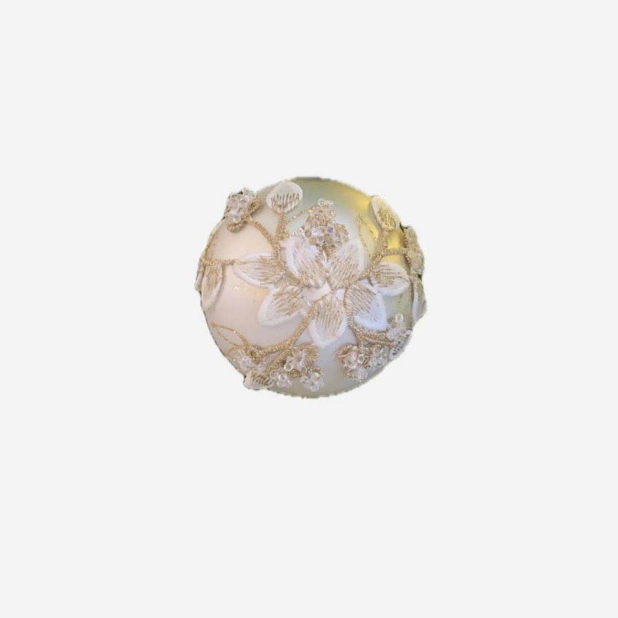 Dining Bonadea | Embroidered Flower Bauble