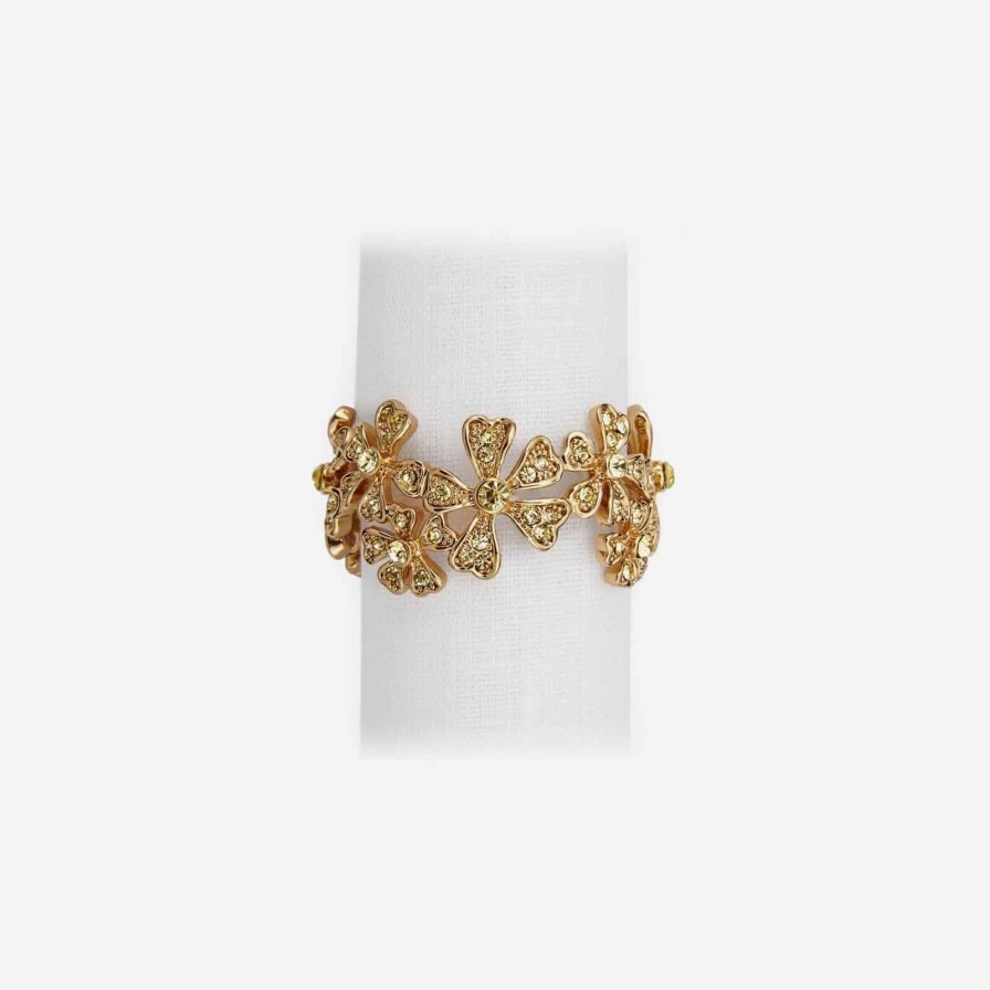 Dining L'Objet | Garland Gold Napkin Ring-Set Of 4